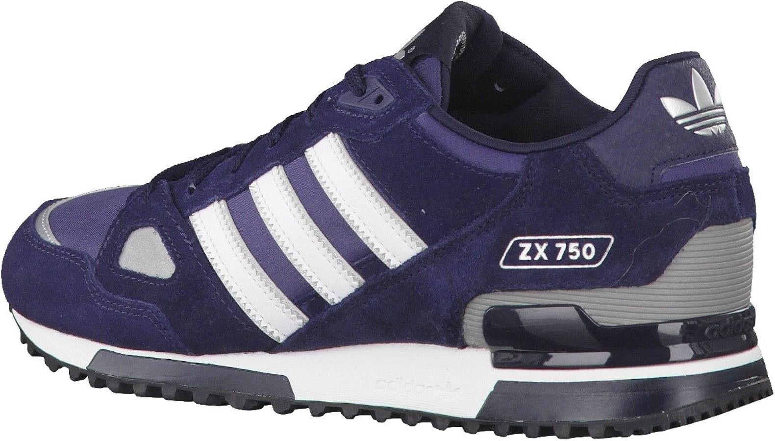 adidas Men's Zx 750' Sneaker, Blue Navy White Dark Navy, 7 UK